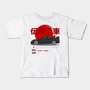 Tuner Black EVO V JDM Kids T-Shirt